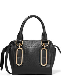 See by Chloe See By Chlo Paige Mini Textured Leather Shoulder Bag Black