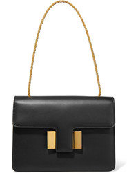 Tom Ford Sienna Medium Leather Shoulder Bag Black