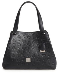 MCM Signature Monogrammed Leather Handbag