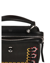 Fendi Small Dotcom Click Lace Up Leather Bag
