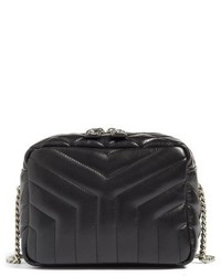 Saint Laurent Small Loulou Leather Bowling Bag