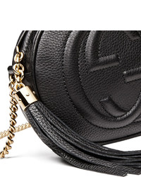 Gucci Soho Leather Mini Chain Bag Black
