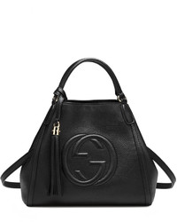 Gucci Soho Leather Shoulder Bag Black