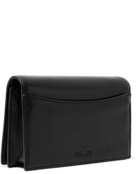 Diane von Furstenberg Soire Leather Shoulder Bag Black