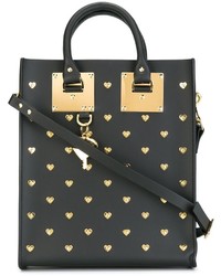 Sophie Hulme Gold Tone Studded Shopping Bag