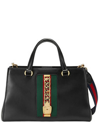Gucci Sylvie Leather Top Handle Bag