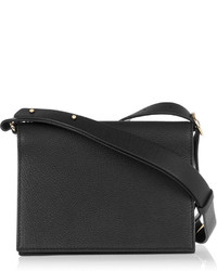 Victoria Beckham Textured Leather Shoulder Bag Black