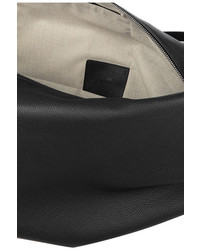 The Row The Sling Leather Shoulder Bag Black