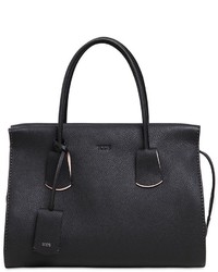 Tod's Note Grained Leather Top Handle Bag
