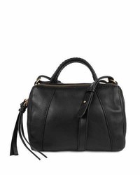 Kooba Turner Leather Micro Duffel Bag Black