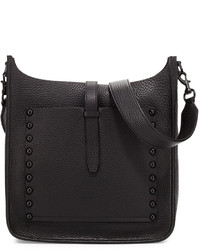 Rebecca Minkoff Unlined Leather Feed Bag Black