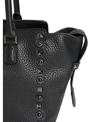 Valentino Rolling Noir Grained Leather Bag