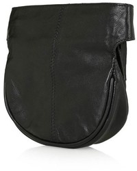 Topshop Western Leather Calf Hair Belt Bag