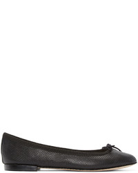 Repetto Black Perforated Cendrillon Ballerina Flats