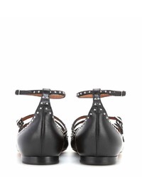 Givenchy Embellished Leather Ballerinas