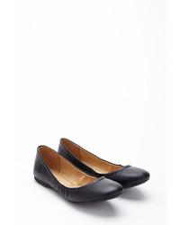Forever 21 Faux Leather Ballet Flats