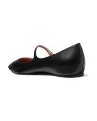 Tabitha Simmons Hermione Leather Point Toe Flats
