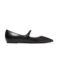 Tabitha Simmons Hermione Leather Point Toe Flats