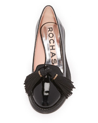 Rochas Leather Flats