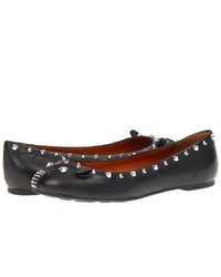 Marc by Marc Jacobs Mouse Ballerina Flats Flat Shoes Blacksilver