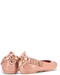 Minnie Embellished Two Way Ballet Flat