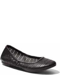 New York & Co. New York Company Perforated Faux Leather Ballet Flat