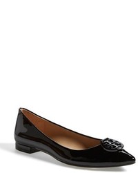 Tory Burch Patent Leather Pointy Toe Flat