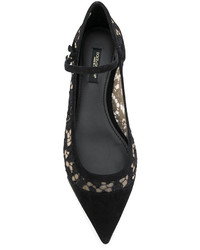 Dolce & Gabbana Pointed Ballerina Shoes