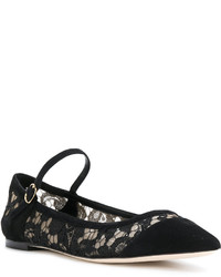 Dolce & Gabbana Pointed Ballerina Shoes