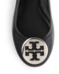 Tory Burch Reva Leather Ballet Flats