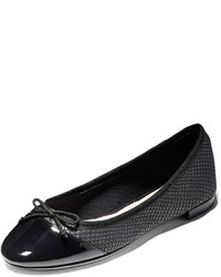 Cole Haan Sarina Cap Toe Ballet Flat Black