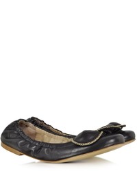 See by Chloe See By Chlo Black Nappa Leather Ballerina