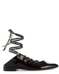 Givenchy Show Lace Up Ballet Flat
