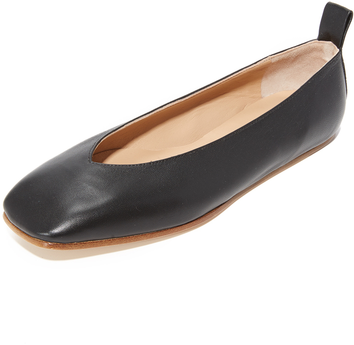 square toe ballet shoes