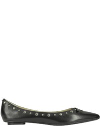 Marc Jacobs Studded Black Leather Ballerina Shoe