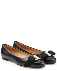 Salvatore Ferragamo Varina Leather Ballet Flats