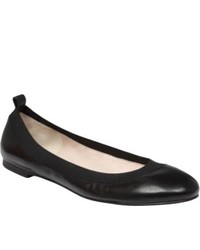 Vince Camuto Jorra Blackblack Nappa Leather Ballet Flats, $78 | Shoebuy ...