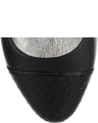 Jimmy Choo Waine Black Leather Ballerina