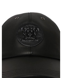 Versace 3d Medusa Leather Baseball Hat