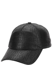 True Religion Brand Jeans Perforated Leather Cap