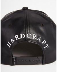 King Apparel Hardgraft Leather Snapback Cap