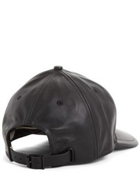 rag & bone Lennox Leather Baseball Cap
