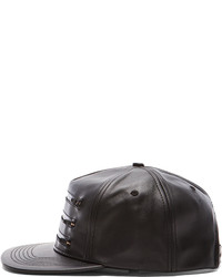 Stampd 3 Zipper Leather Hat