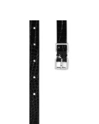 Maison Margiela 15cm Black Croc Effect Leather Belt