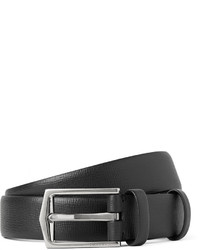 Burberry 25cm Black Cross Grain Leather Belt