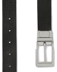 Lanvin 2cm Black Reversible Leather Belt