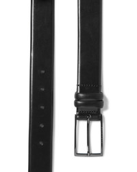 Hugo Boss 35cm Black Carmello Leather Belt