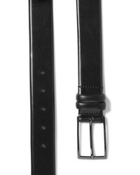 Hugo Boss 35cm Black Carmello Leather Belt