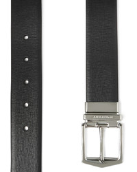Burberry 35cm Black Cross Grain Leather Belt