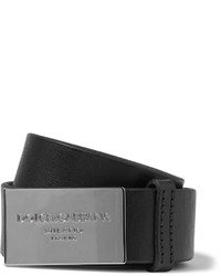 Dolce & Gabbana 35cm Black Leather Belt